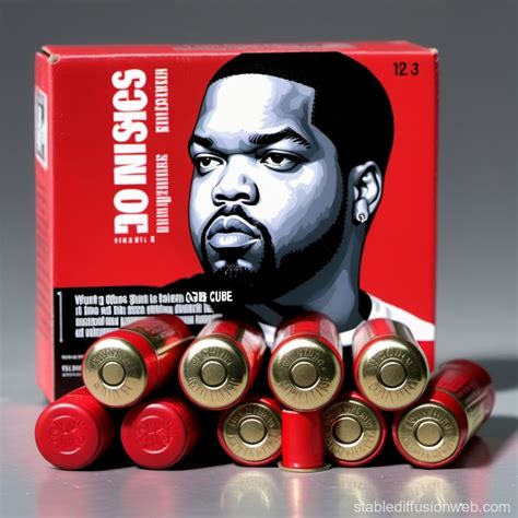 Ice Cube Inspired Shotgun Shells Box Stable Diffusion Online