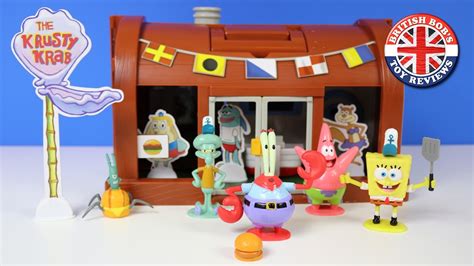 Spongebob Squarepants Krusty Krab Playset Imaginext Video Toy Review