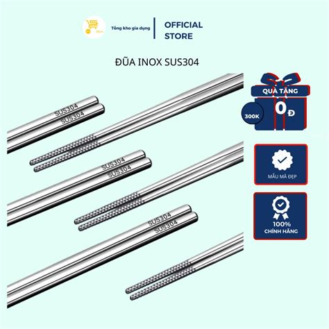 Đũa Inox Sus304, Đũa Inox Vỉ 5Đôi Hàn Quốc, Đũa Inox Cao Cấp Mta-Mart ...