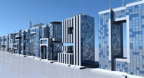 numbers skyscrapers  model  giimann