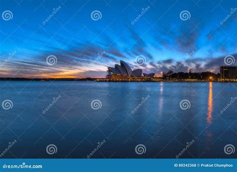 Sunrise On Sydney Opera House Sydney Australia Editorial Stock Photo