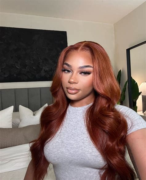 Copper Invisible Hd Lace Front Wig Wig Dealer