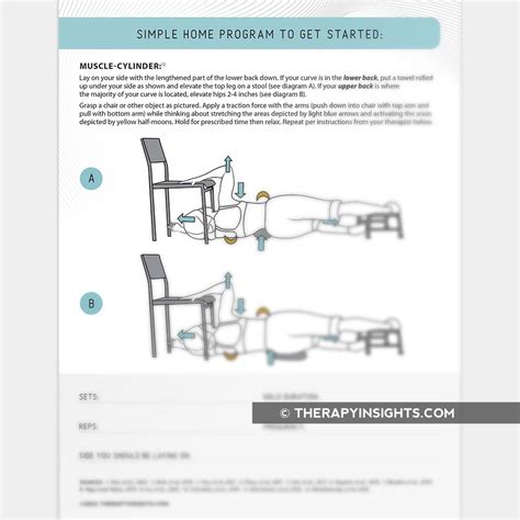 Evidence Based Core Exercises for Scoliosis – Adult and pediatric printable resources for speech ...