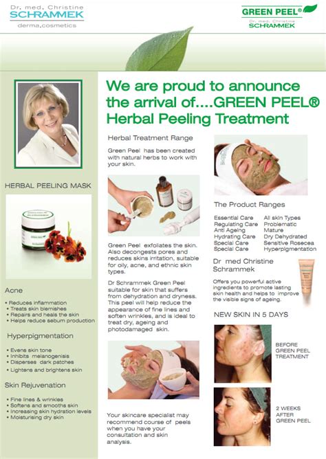 Green Peel Herbal Peeling Marias Krysallis Sevenoaks Kent