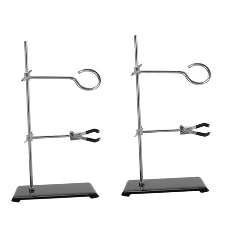 Ring Stand With Bunsen Burner And Evaporating Dish