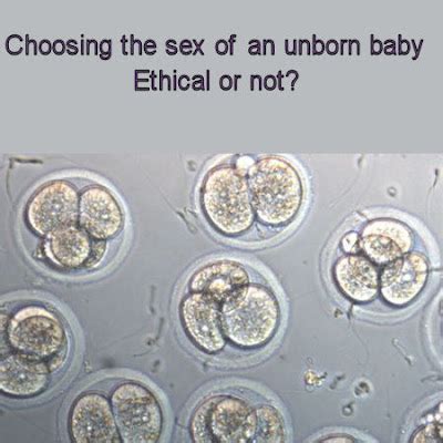 Medical Laboratory And Biomedical Science Choosing The Sex Of An Unborn Baby Ethical Or Not