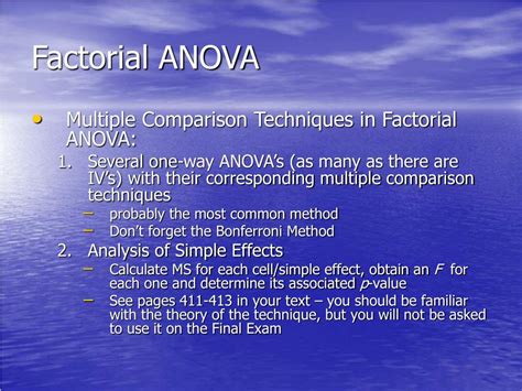 Ppt Factorial Anova Powerpoint Presentation Free Download Id1195051