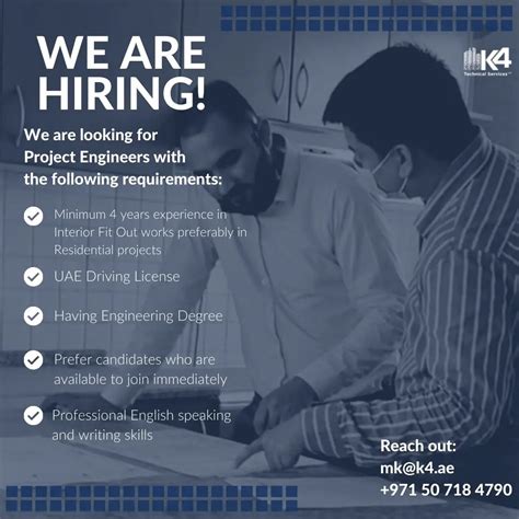 Project Engineers Dubai Uae Gulf Career Hunt