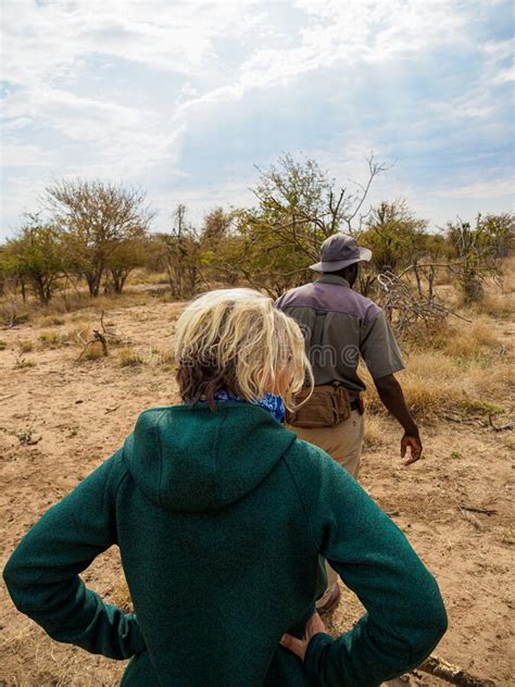 Walking Safari Madikwe Game Reserve South Africa Editorial