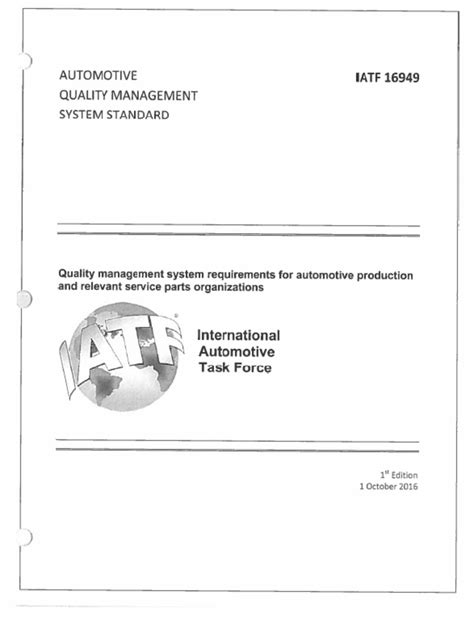 Iatf 16949 2016 Pdf