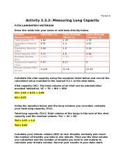 Understanding Lung Capacity and Respiratory Health | Course Hero