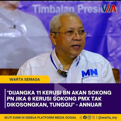 Dijangka 11 Kerusi BN Akan Sokong PN Jika 6 Kerusi Sokong PMX Tidak