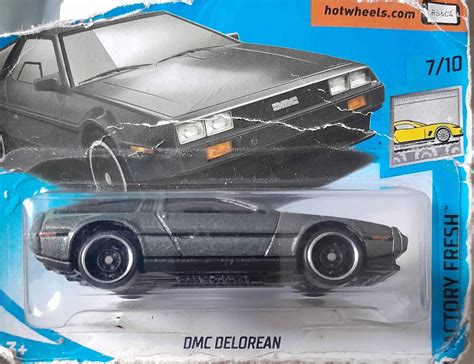 Embalagem Danificada Hot Wheels Factory Fresh Dmc Delorean Universo Hot Wheels