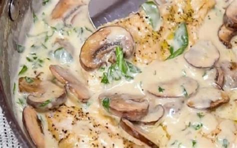 Poulet Aux Champignons Sauce Cr Meuse Lail Et Au Parmesan Toutes