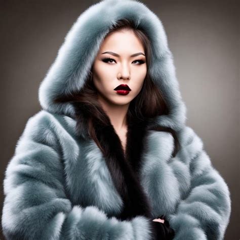 Female Gangster In Fur Coat