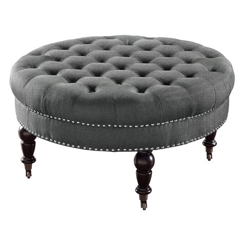 10 Photos Elevate Your Living Room with a Round Fabric Coffee Table Ottoman