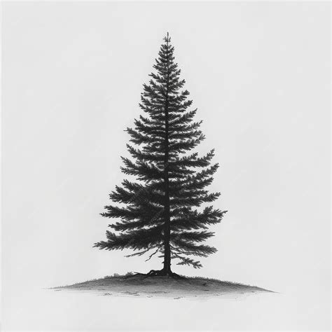 drawing a pine tree 3