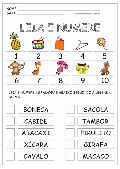 Atividade Educacao Infantil 2 Anos