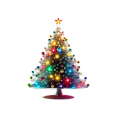 Christmas Tree Light Ai Generated 26846989 Png