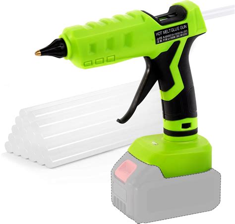 Amazon Cordless Hot Glue Gun Kit For Makita V V Battery Battery Not Included W