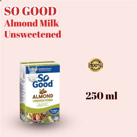 Jual Sanitarium So Good Almond Milk Unsweetened 1l And 250ml