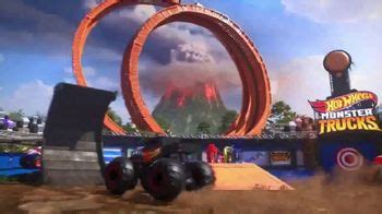 Hot Wheels Monster Trucks T Rex Volcano Arena TV Spot Take Down The T Rex Song By Hot Wheels