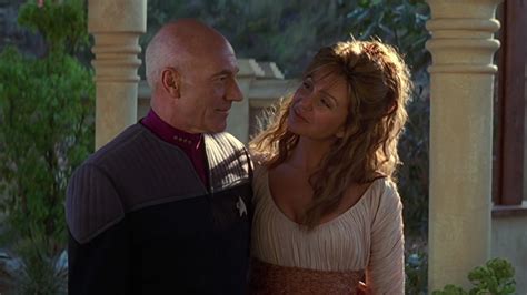 O Romance De Star Trek De Patrick Stewart Donna Murphy Foi