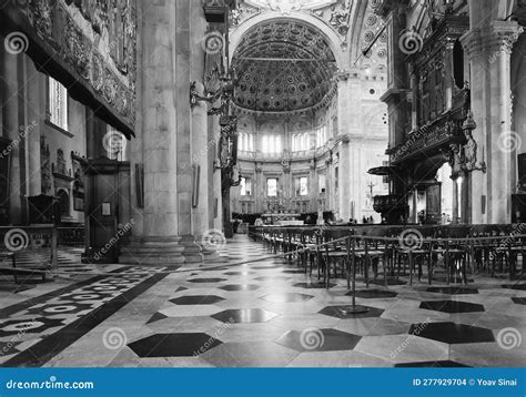 Interior Of The Duomo Di Milano Dome Of Milan The Most Famous Landmark