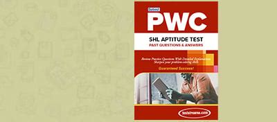 Pwc Aptitude Test Past Questions And Answers Free