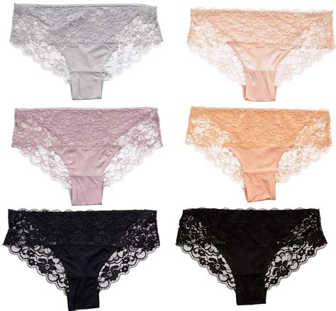 Alyce Ives Intimates Womens Lace Bikini Assorted L Pack Walmart