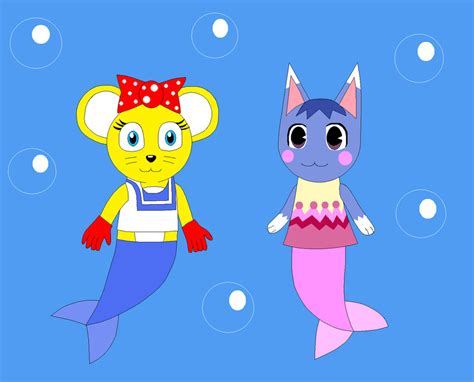 Pipsy And Rosie As Mermaids Request By Kitsune257 On Deviantart