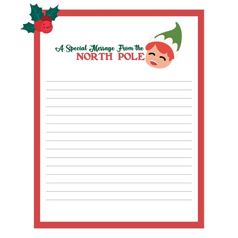 Elf On The Shelf Letter Template Free Printable - Employee Onboarding