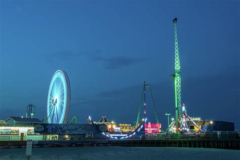 Casino Pier, Seaside Heights Boardwalk Photograph by Bob Cuthbert