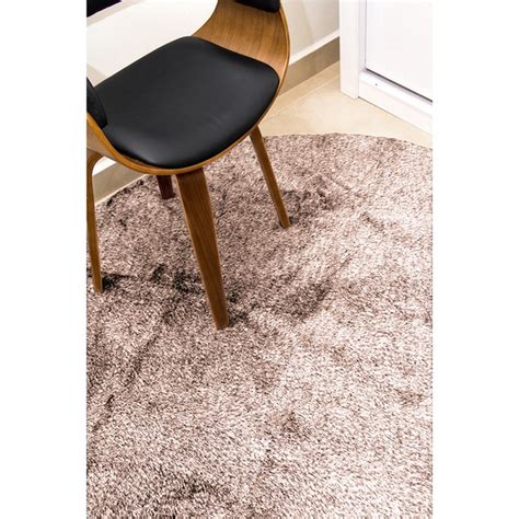 Tapete Redondo Para Sala X Shaggy Nude Casen Leroy Merlin