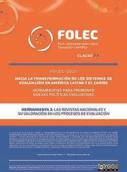 Hacia La Transformaci N De Los Sistemas De Evaluaci N En Am Rica Latina Y El Caribe Clacso