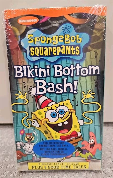 Spongebob Squarepants Bikini Bottom Bash VHS 2002 For Sale Online EBay