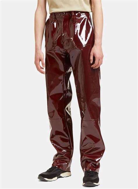 Gmbh Pvc Pants Ln Cc Leather Jacket Outfit Men Pvc Outfits