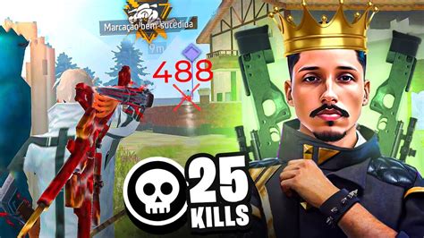 Fiz Kills De Awm Nessa Partida Recorde Free Fire Ranked Youtube