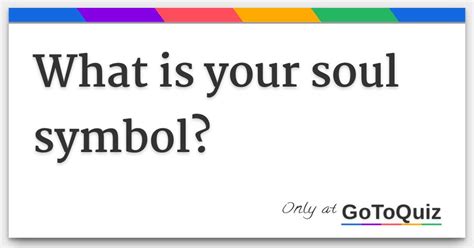 What Is Your Soul Symbol