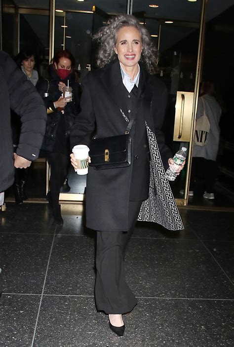 ANDIE MACDOWELL at Today Show in New York 01/10/2023 – HawtCelebs