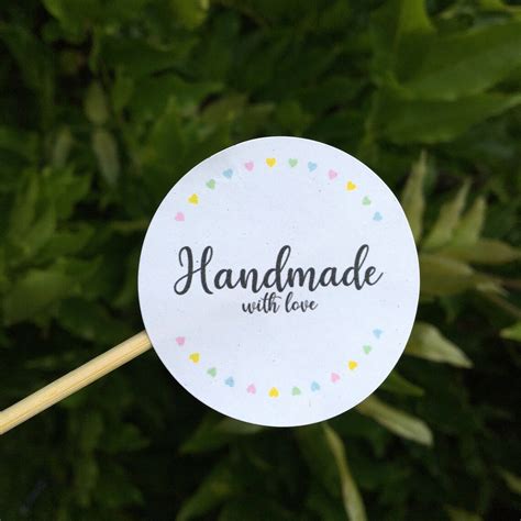 Etiquetas De Papel Biodegradables Hecho A Mano Con Etsy
