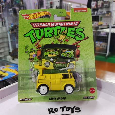 HOT WHEELS PREMIUM PARTY WAGON NINJA TURTLES Shopee Malaysia