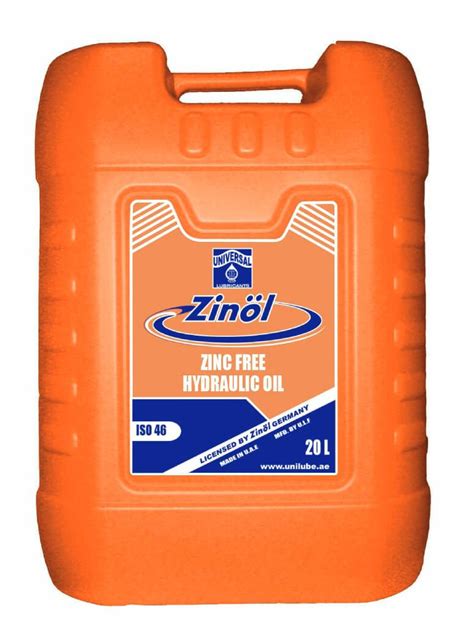 Zinol Zinc Free Hydraulic Oil – Universal Lubricants