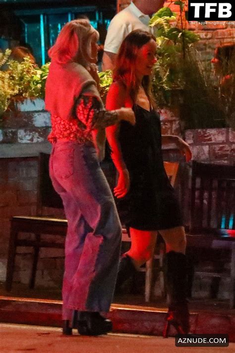 Olivia Wilde Sexy Seen Flaunting Her Hot Figure At Dinner In Los Angeles AZNude