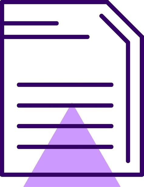 document outline shape style icon  vector art  vecteezy