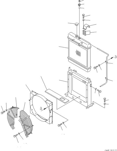 235 03 46100 Komatsu RADIATOR ASS Y