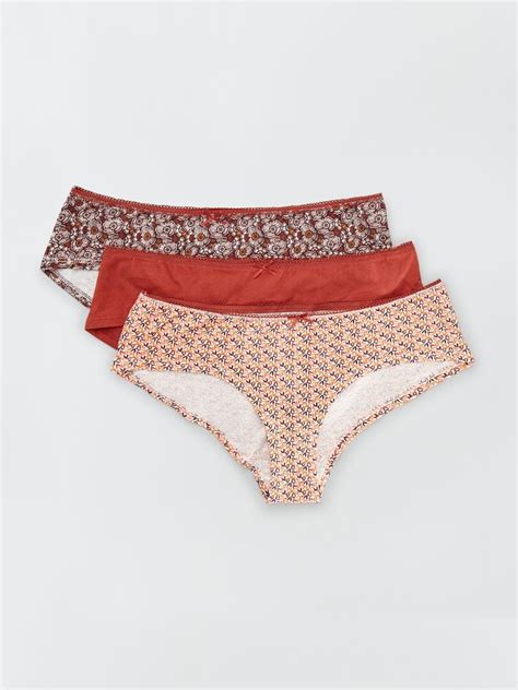 Setje Met 3 Hipsters Envie De Lingerie ORANJE Kiabi 11 00