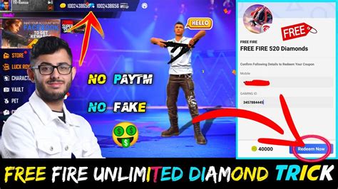 How To Get Free Diamonds In Free Fire Get Unlimited Diamond In Free