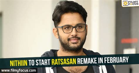 Nithiin to start Ratsasan remake in February - Filmy Focus - Filmy Focus