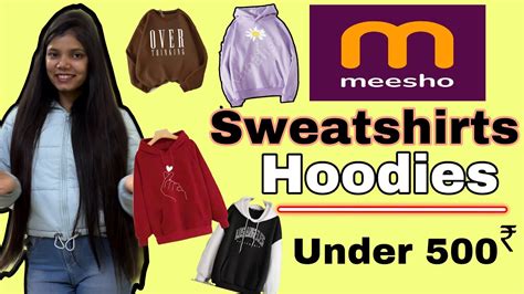 Sweatshirt Hoodies From Meesho Under 500₹ Giveaway Announcement